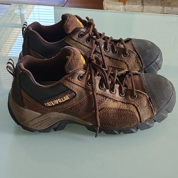 Cat Caterpiller Steel Toe Work Shoes - Picture 1 of 10